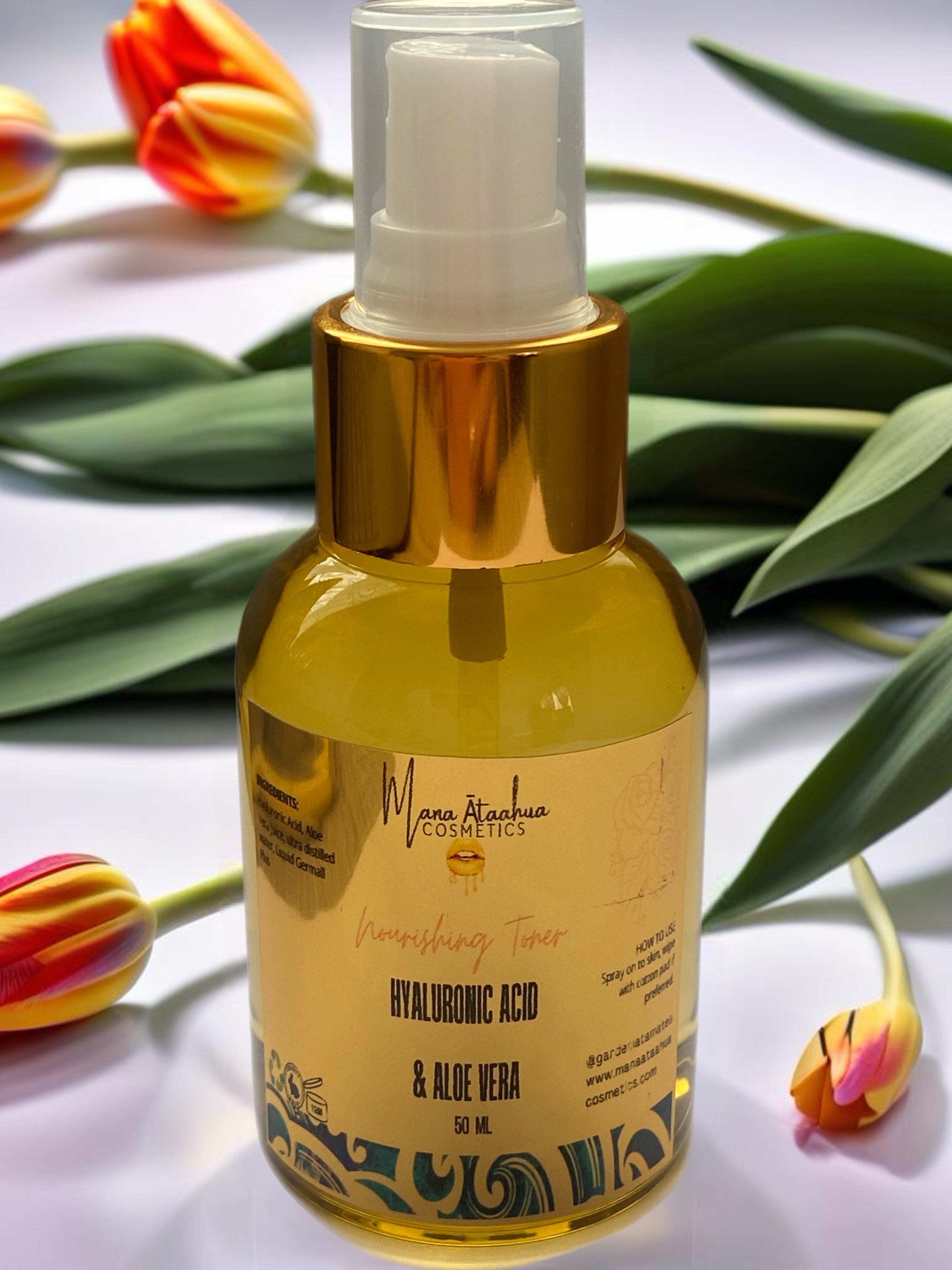 Hyaluronic acid skin toner